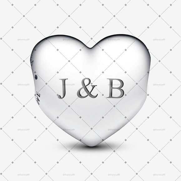 Pandora Be Love Engravable Large Heart Charm - Picture 2 of 7